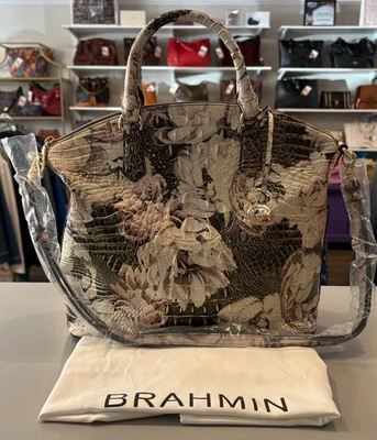 RARE Brahmin Eden Garland Melbourne Large Duxbury Satchel - Image 1 of 4