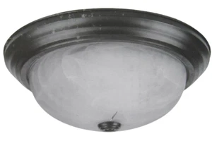 Ceiling Light Designers Fountain Flush Mount Sealed 1257L-ORB-AL Bronze Finish - Picture 1 of 5