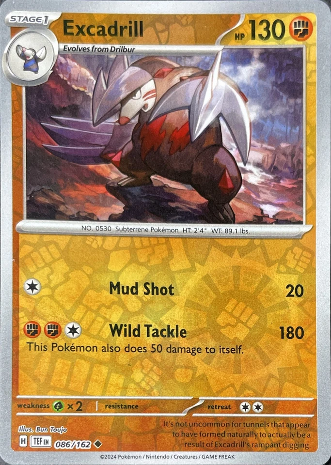 Excadrill - Uncommon SV05: Temporal Forces 086/162 NM - Image 1 of 1