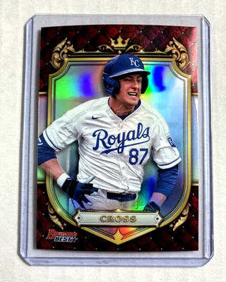 2022 Bowman's Best #PR-7- Gavin Cross Prospective Royalty Rookie Rc Card. - Image 1 of 2
