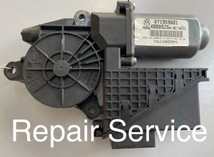 VW T5 Transporter / Polo Drivers Window Motor - 6Y1959801 - REPAIR SERVICE - Picture 1 of 4