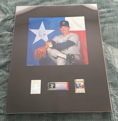 Nolan Ryan Auto Autograph Silver Star Authentic Poster LE 92/1000 Texas Rangers - Image 1 of 4