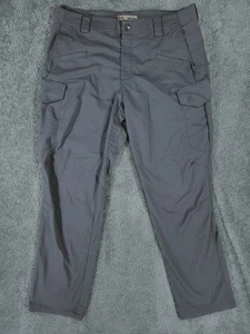 5.11 Tactical Icon Cargo Pants Mens 36x30 Gray Ripstop Utility Workwear 74521 - Picture 1 of 13