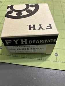 NIB FYH BEARINGS SBPFL205-16KG5 FLANGED BEARING 2-BOLT - Picture 1 of 5