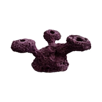 OCEAN AQUARIA Sandbed 4 Hole Tripod Frag Rock for Live Coral