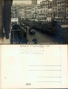 GENOVA CITTA'-PIAZZA CARICAMENTO VISITA SAVOIA FOTOGRAFICA CONTERI 1922-D18-106 - Picture 1 of 1
