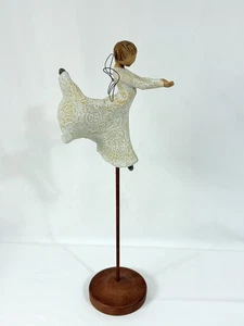 Demdaco Salice Albero Natività Danza della Vita Angelo Statuina Scultura 15" - Foto 1 di 9