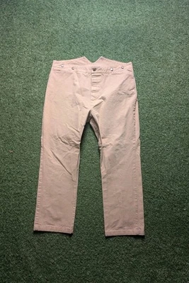 Pantalón Frontier Classics Hombre 44x30 Old West Pantalones Pato Lona Hebilla Espalda Foto 1 de 4