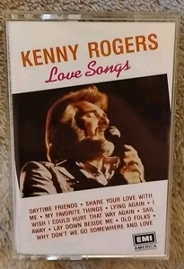 Kenny Rogers Love Songs Audio Cassette Tape 1977-1985 Country Western Music  - Picture 1 of 9