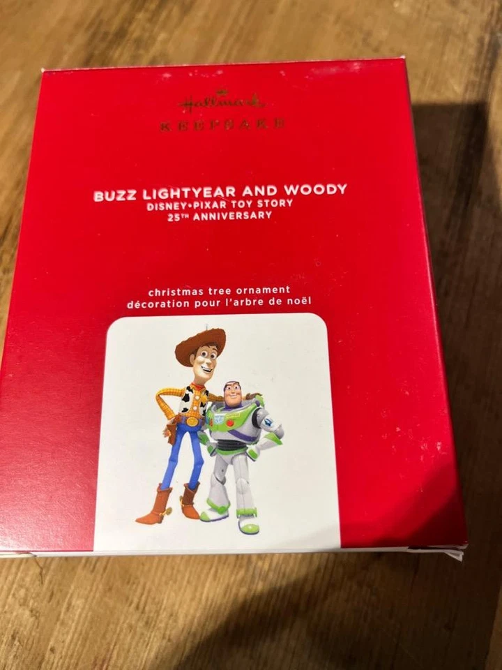 Hallmark Ornament 2020 Buzz Lightyear and Woody  25th Anniversary Toy Story - Image 1 of 1