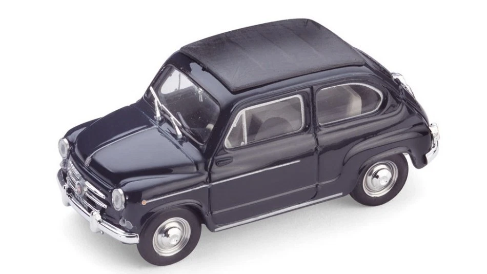 FIAT 600D TRASFORMABILE CHIUSA 1960 BLEU SCURO 456 1:43 - Immagine 1 di 1