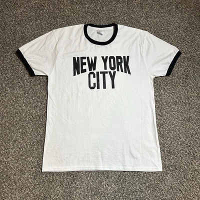 Camiseta De Colección John Lennon Ciudad de Nueva York Talla L Timbre Blanco - Usada Foto 1 de 4