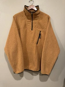 Vintage Patagonia Synchilla Chimera Fleece Tequila Gold 1/4 Zip FA01 Mens XL - Picture 1 of 8