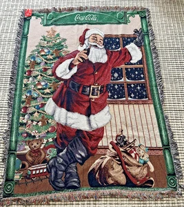 De colección NUEVO Coca-Cola Navidad Papá Noel Tapiz Manta 2000 51 x 68 - Imagen 1 de 12