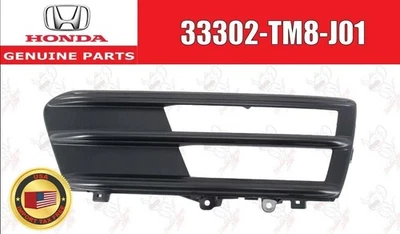 Honda OEM Passenger RH Foglight Cover Bezel Trim 33302-TM8-J01 for Insight - Image 1 of 4