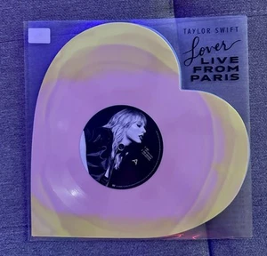 Taylor Swift Lover (Live From Paris) Heart Shaped Vinyl - Sealed. Never Opened. - Picture 1 of 2