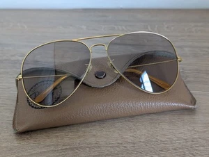 Vintage BL RAY-BAN Pilotensonnenbrille grau wechselbar 62-14 mm - Bild 1 von 11