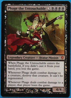 Phage the Untouchable FOIL Conspiracy NM Mythic Rare CARD (502281) ABUGames - Image 1 of 2