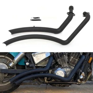 Shortshots Exhaust Pipes System For Honda Shadow VT1100C Sabre 1100 VT1100C2 - Picture 1 of 11