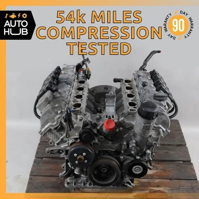 Conjunto de motor 99-06 Mercedes R230 SL500 E500 CLK500 5,0 V8 M113 OEM 54k Foto 1 de 4