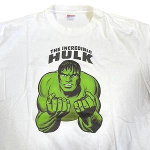 Marvel The Incredible Hulk Vintage 90s 1999 Graphitti Mens XXL White Comic Shirt - Picture 1 of 8