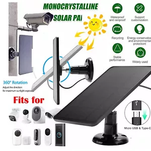 Pannello Solare per Telecamera Ring Spotlight/Caricabatterie Stick Up Cam, Uscita 3W - Foto 1 di 24