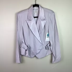 Vintage Lew Magram Collection New York Blazer 16 neu mit Etikett hellrosa - Bild 1 von 4