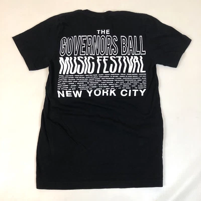 2018 Governors Ball Womens Music Festival Black Shirt Small Eminem Billie Eilish - Image 1 of 4
