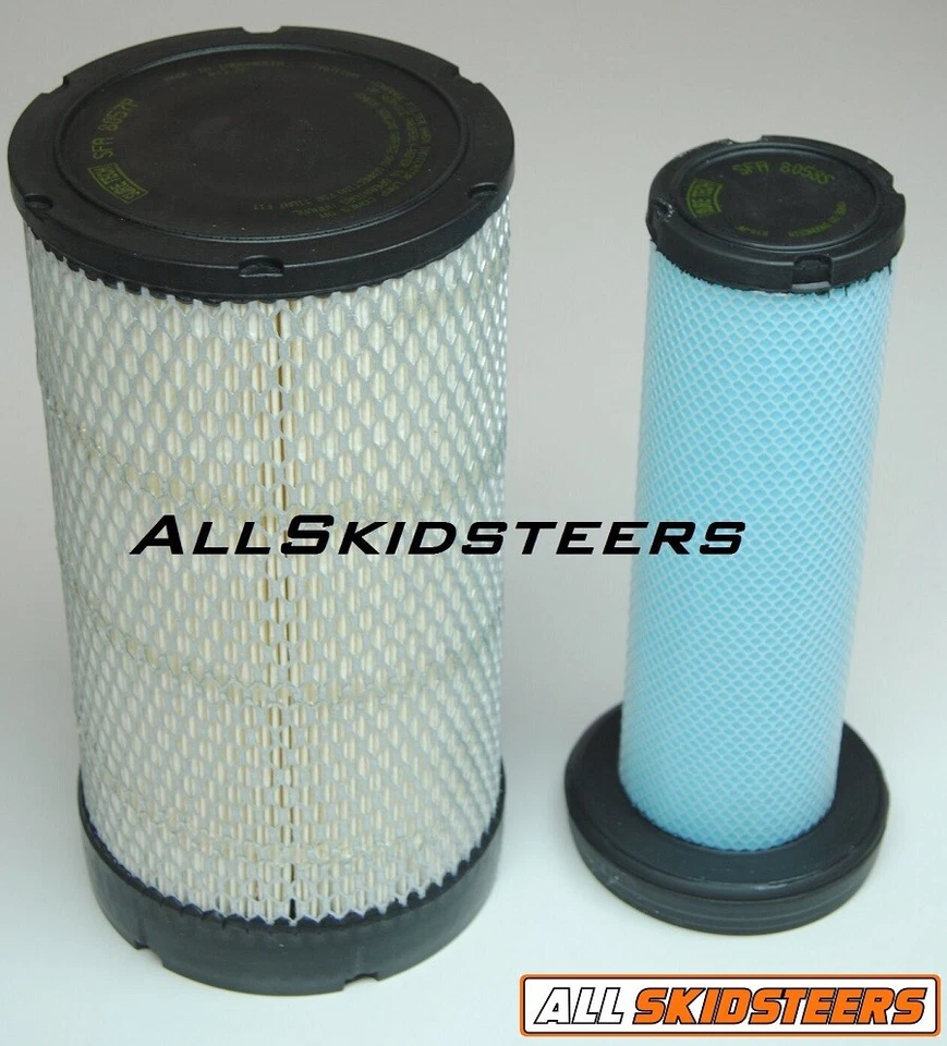For Bobcat Engine Air Filter Kit T250 T300 T320 Skid Steer Inner Outer New - Image 1 of 1