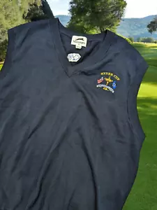Vtg The Ryder Cup at The Country Club Slazenger Blue Golf Sweater Vest - M - Picture 1 of 10
