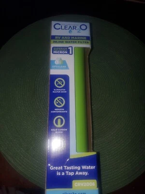 New Clear2O RV & Marine Inline Water Filter CRV2006 - Image 1 of 2
