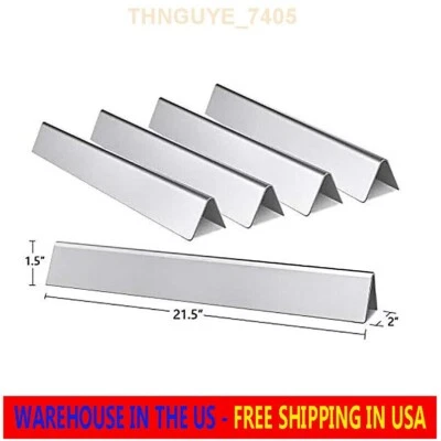 5PCS 7535 21.5"" Flavorizer Bars for Weber Spirit 200 Series, Genesis Silver A