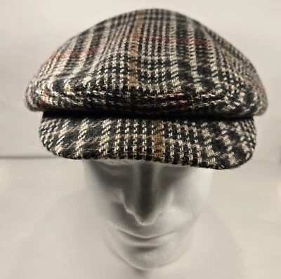 De Colección Dobbs Fifth Avenue New York Newsboy Taxbie Sombrero Gorra Plana Mezcla de Lana Grande EE. UU. Foto 1 de 4