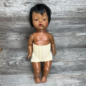 Vintage 1961 Lorrie Doll African American Baby Doll Sleepy Eyes 15” - Picture 1 of 15