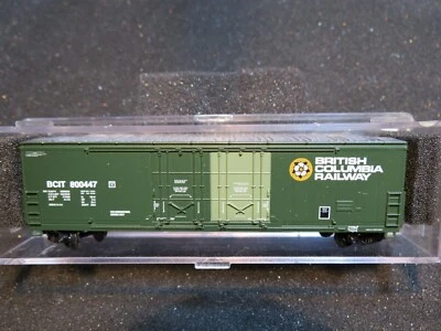 N - Atlas 31002 - 53' Evans Boxcar, British Columbia  800447   LN   M-M couplers - Image 1 of 2
