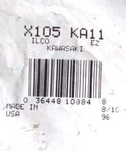 NOS Lot of 10 Ilco X105 KA11 Key Blanks for Kawasaki - Imagen 1 de 2