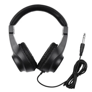 Kabelgebundene Over-Ohr-Kopfhörer Studio Monitor Stereo Headset für Aufnahme schwarz D9O5 - Bild 1 von 11