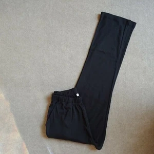 Woman Within Sweatpants Womens Sz S 12 Tall Black Straight Leg Elastic WaistNWOT - Picture 1 of 6