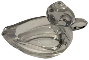 Vintage Glass Duck Ashtray - Picture 1 of 4