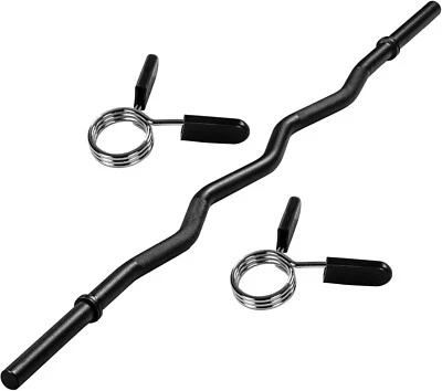 Movit® SZ Stange 120/130 cm Hantel Curlstange Hantelstange Curlhantel Verchromt