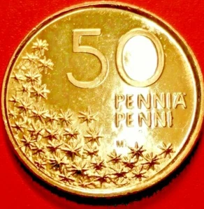 Finlandia * 50 peniques *1997* cobre-níquel *UNC * moneda rara * - Imagen 1 de 2