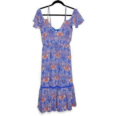 NUEVO Vestido Nordstrom Para Mujer Talla Pequeña Marrakeh Azteca Bohemio Jack por BB Dakota Foto 1 de 4