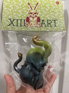 UNBOX 13ART HORN SKULL Designer Figures H11.5cm SOFUBI - Picture 1 of 5