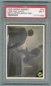 1966 Green Hornet #14 I See Him, Kato PSA 7 **Bruce Lee** - Picture 1 of 1