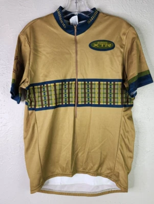 Vintage Voler Cycling Jersey Shimano XTR Half Zip (Large?) Measured In Photos - Image 1 of 4
