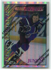 1995-96 Finest Refractor 124 Joe Juneau Silver Uncommon