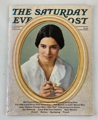 The Saturday Evening Post Magazine - August, 1975 - 200 Years Girl Watching - Image 1 of 4