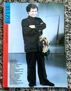 Rare Vintage 1980's Harpers Bazaar ( Not Vogue ) Magazine Feature Azzedine Alaia - Picture 1 of 5