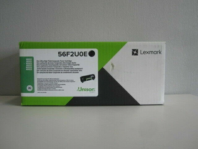 Lexmark 56F2U0E Nero Cartuccia Toner