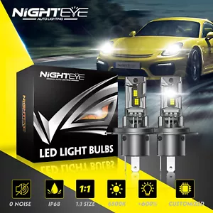 NIGHTEYE 2X H4 LED Headlight Kit Hi/Lo Beam 70W 30000LM 6500K Canbus Error Free - Picture 1 of 17